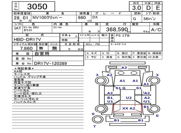 NISSAN NV100 CLIPPER