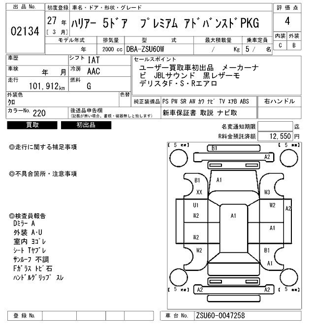 TOYOTA HARRIER