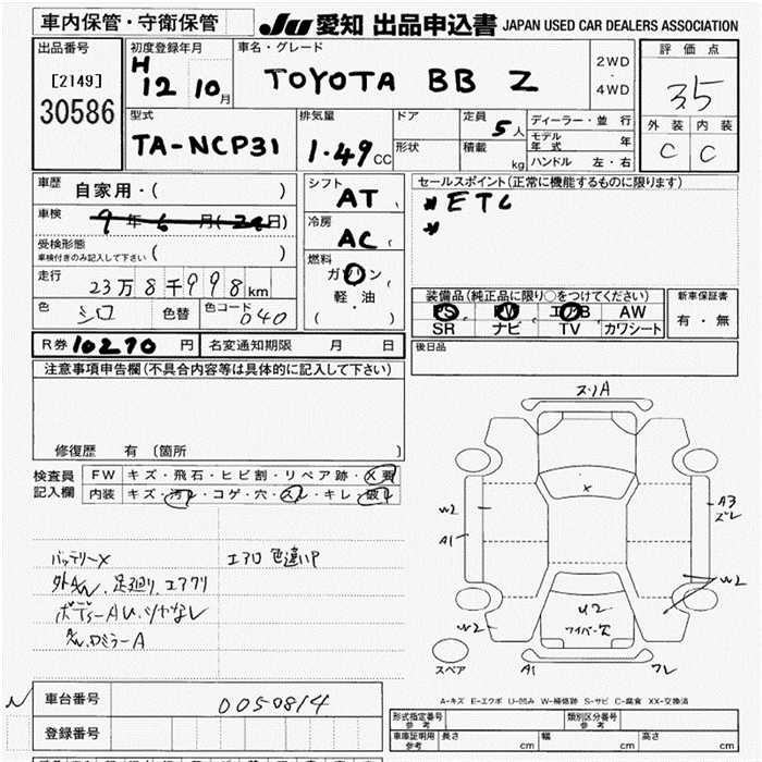 TOYOTA BB