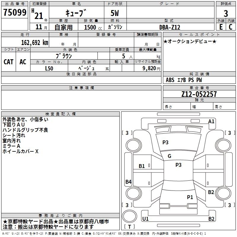 NISSAN CUBE
