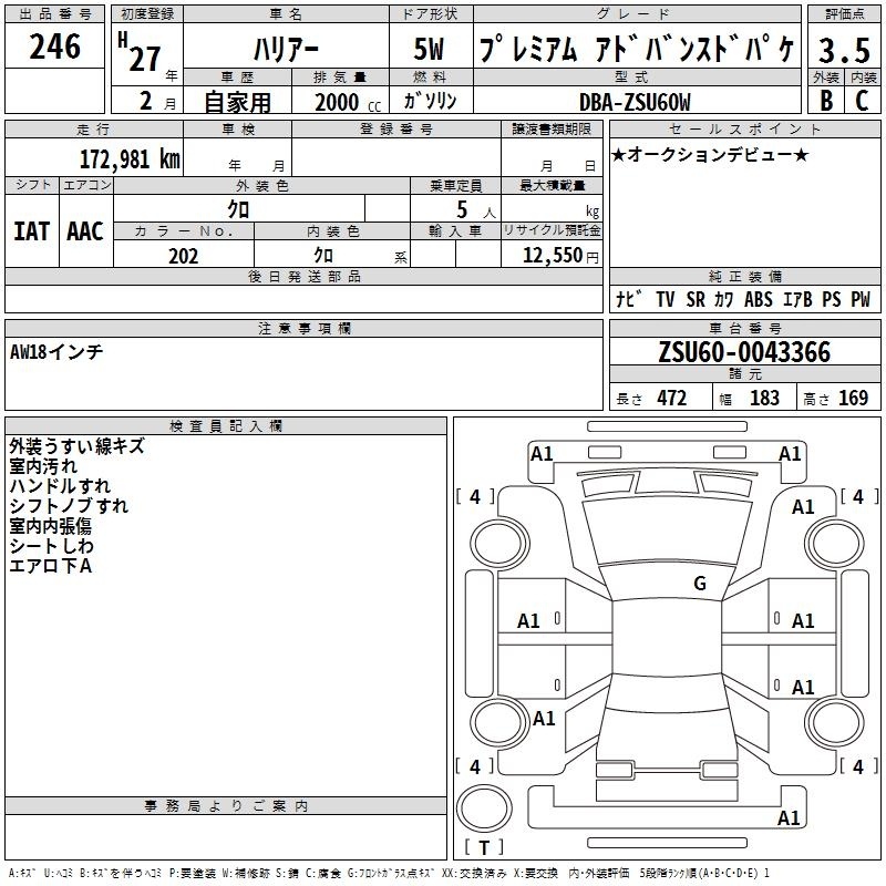 TOYOTA HARRIER