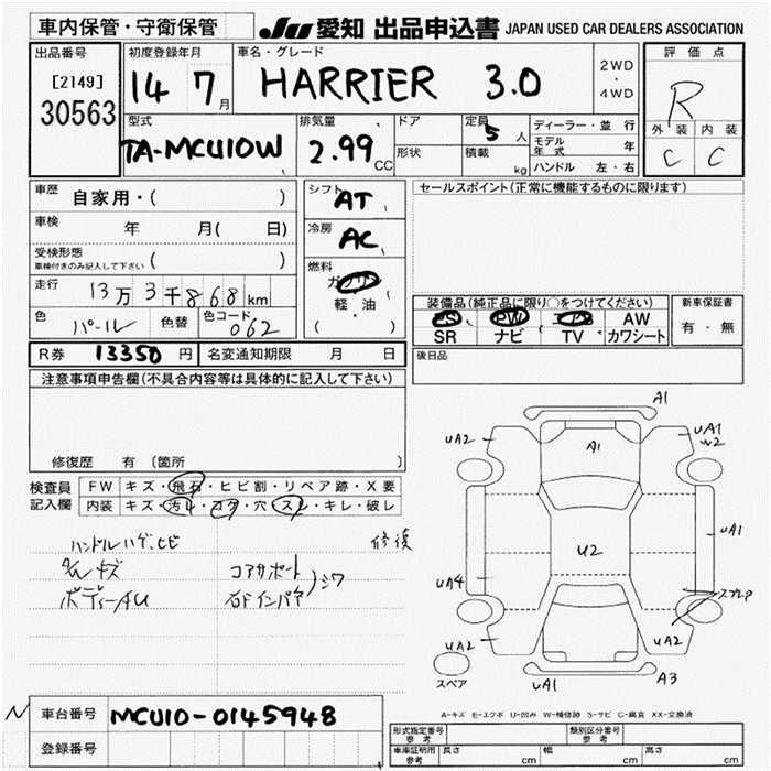 TOYOTA HARRIER