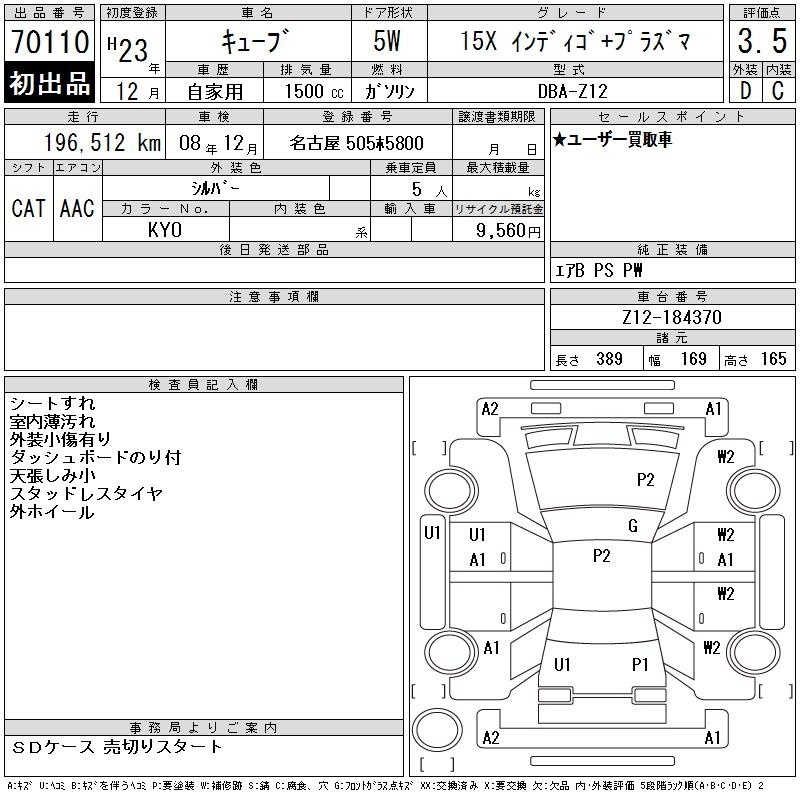NISSAN CUBE