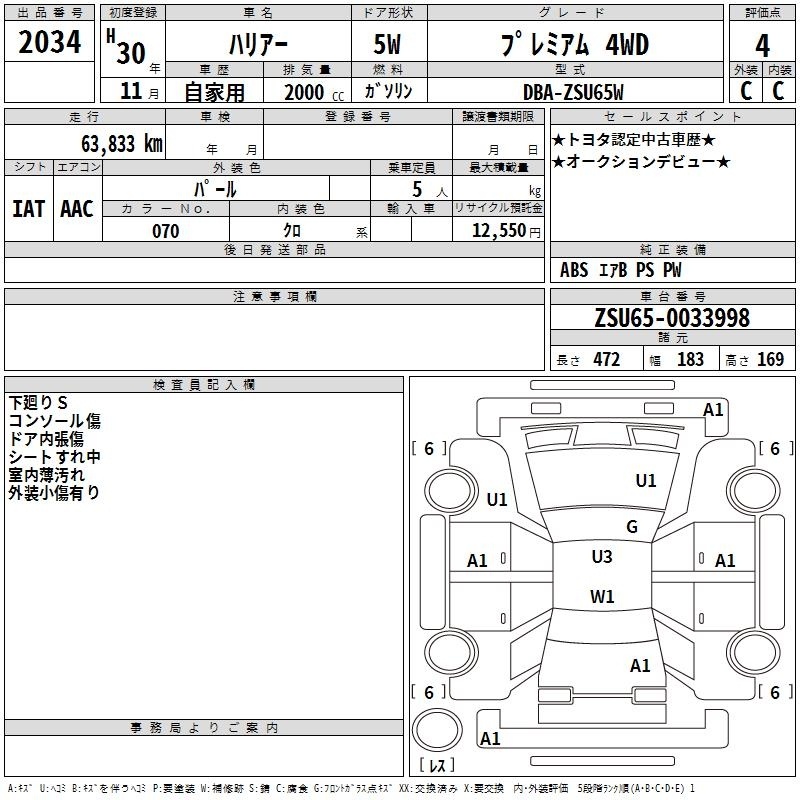 TOYOTA HARRIER