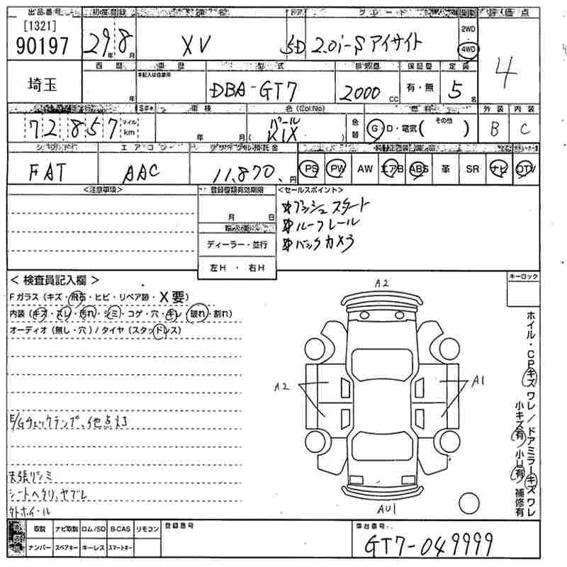 SUBARU XV