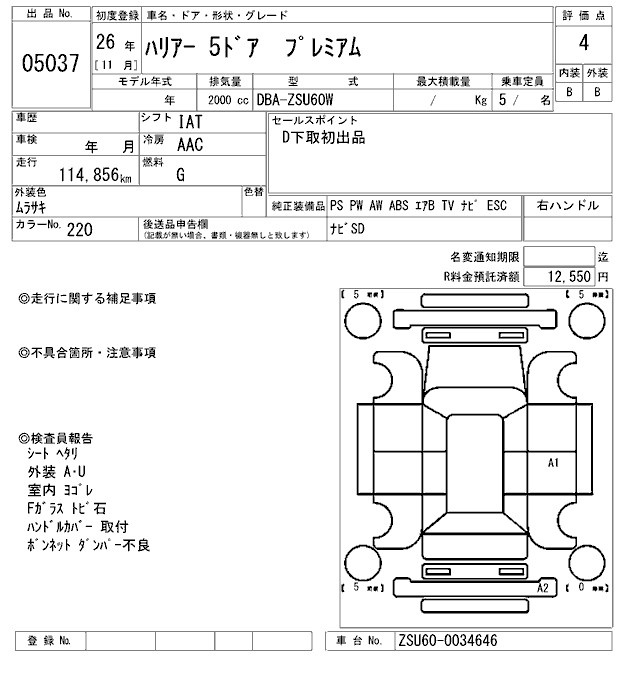 TOYOTA HARRIER