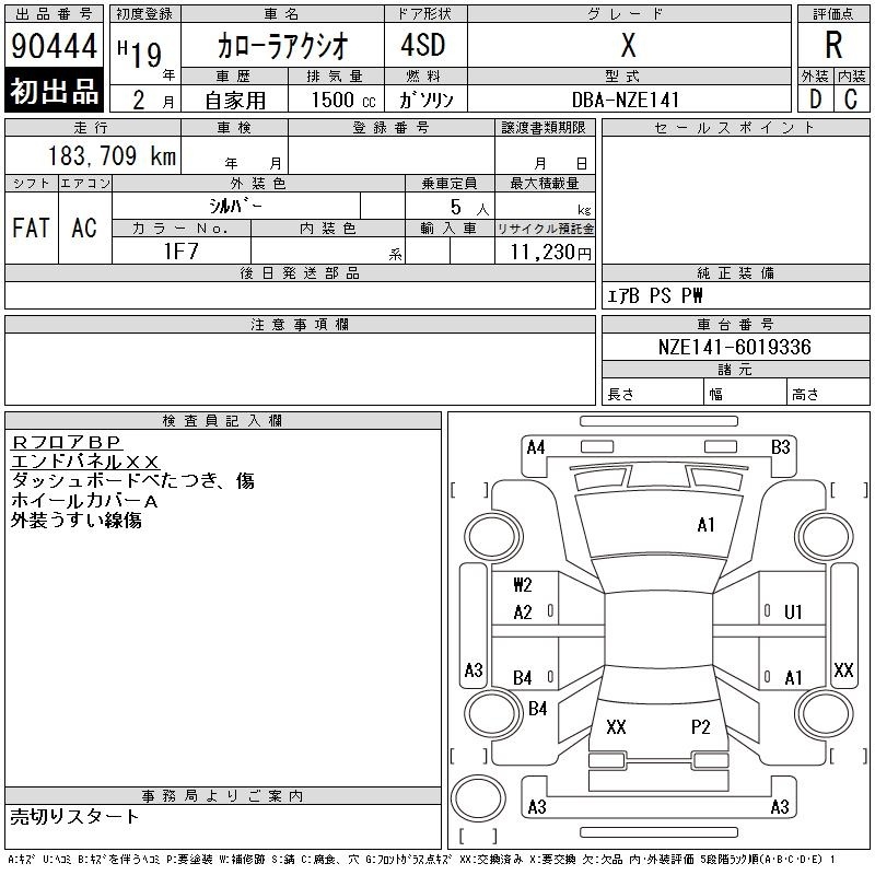 TOYOTA COROLLA AXIO
