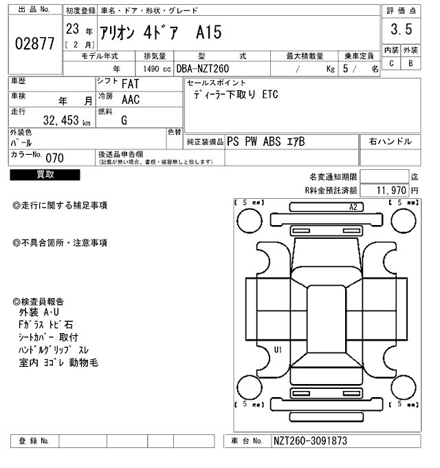 TOYOTA ALLION
