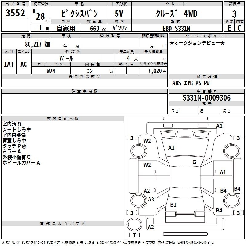 TOYOTA PIXIS VAN