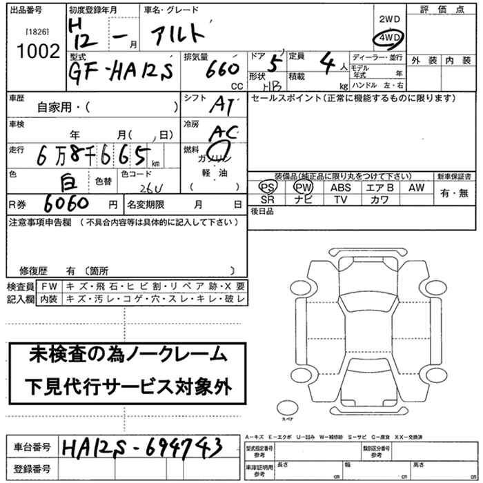 SUZUKI ALTO