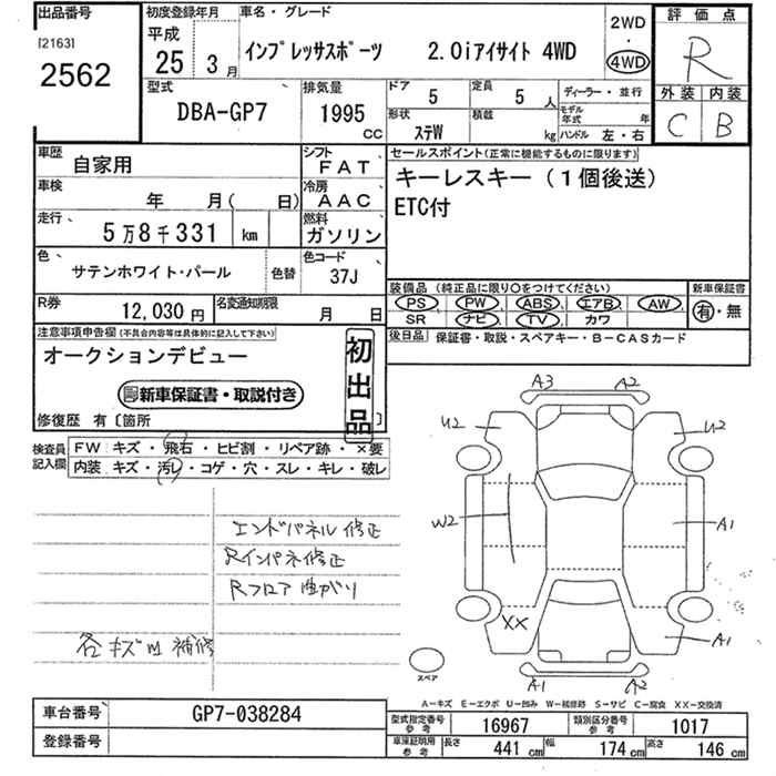 SUBARU XV