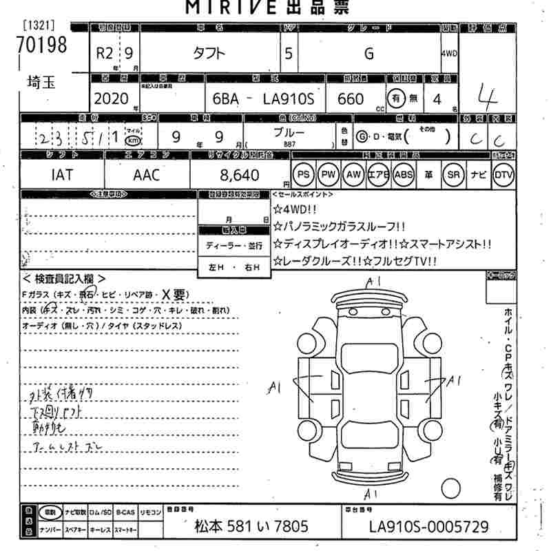 DAIHATSU TAFT