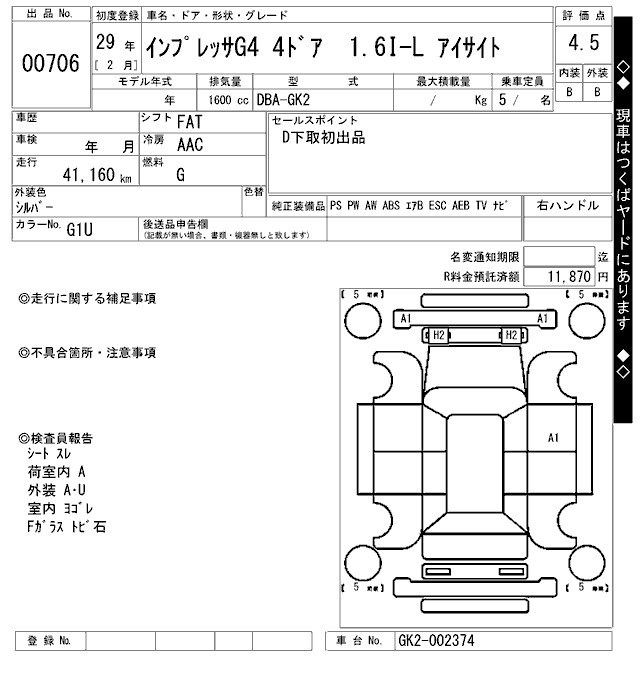 SUBARU IMPREZA