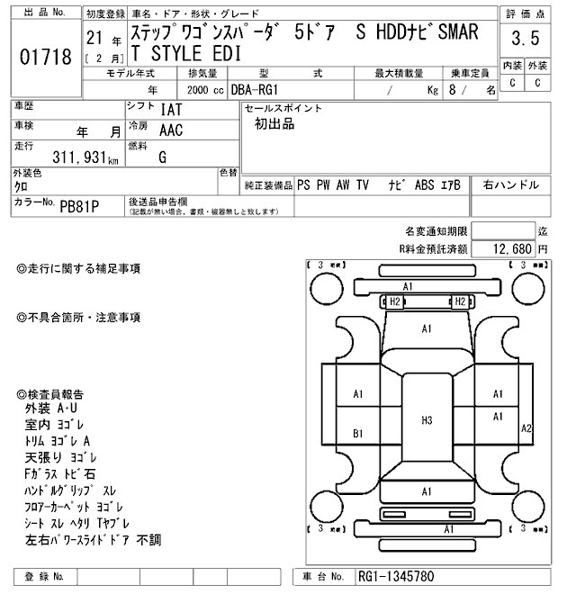 HONDA STEPWGN