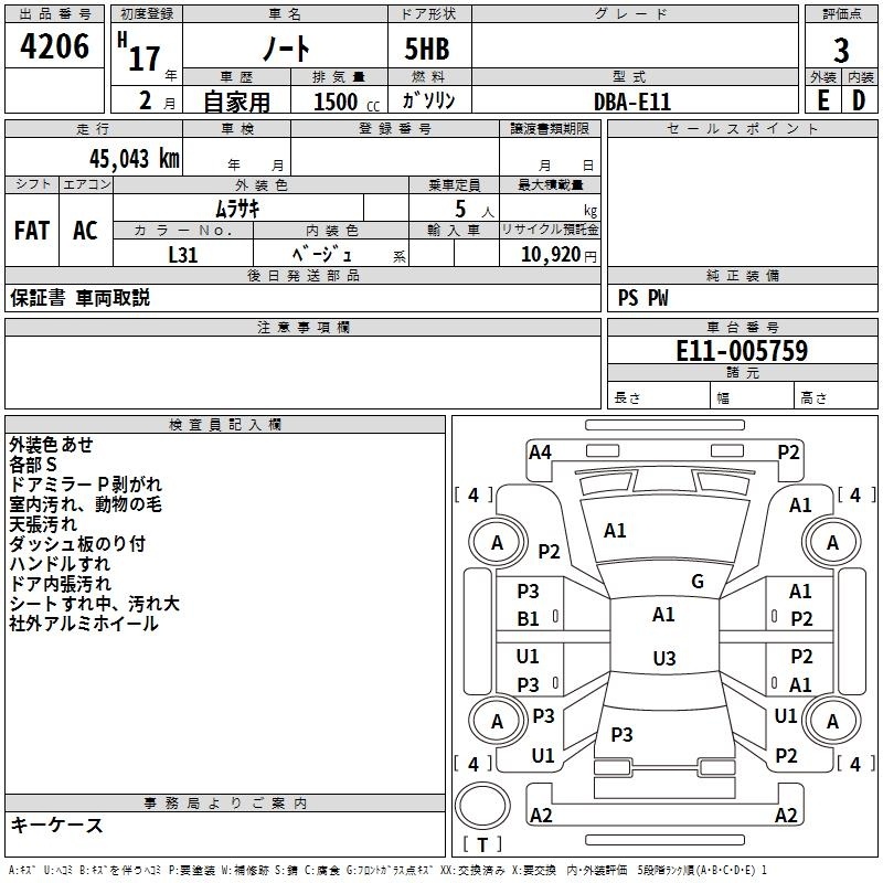 NISSAN NOTE