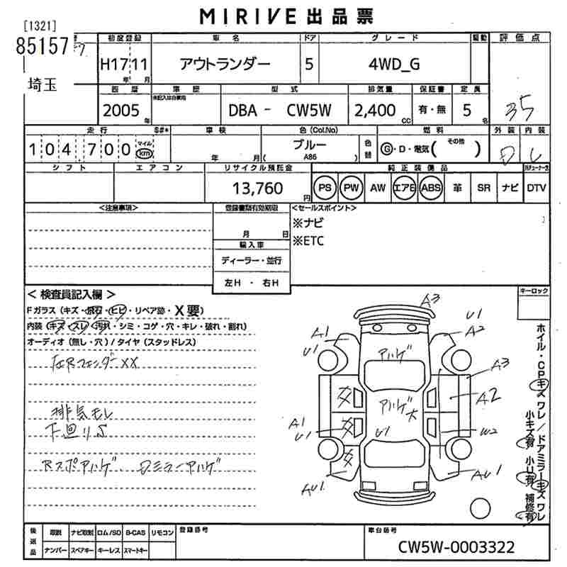 MITSUBISHI OUTLANDER