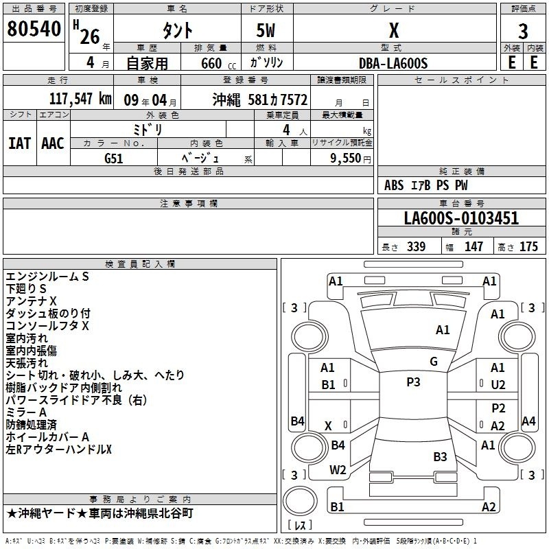 DAIHATSU TANTO