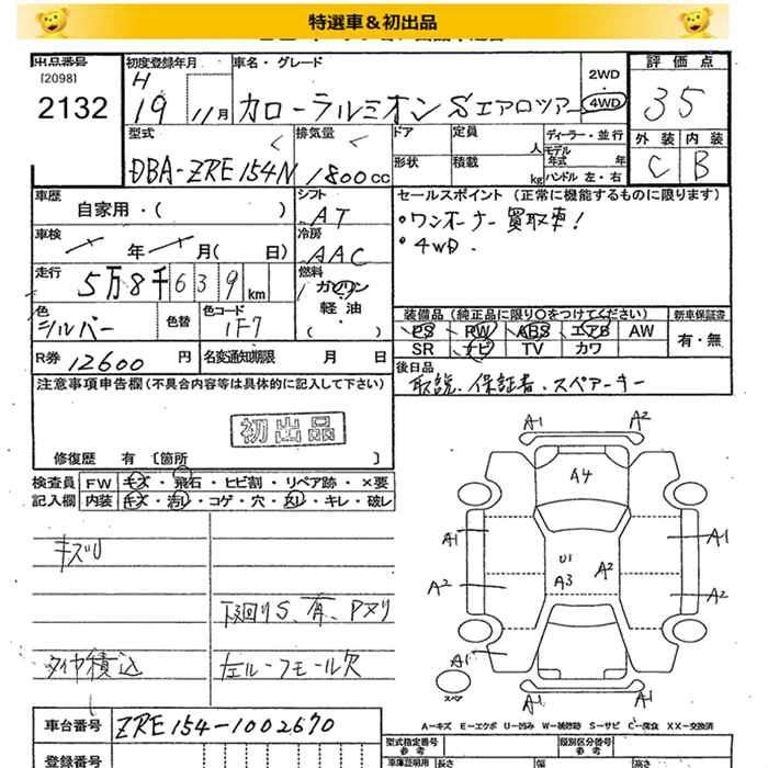 TOYOTA COROLLA RUMION