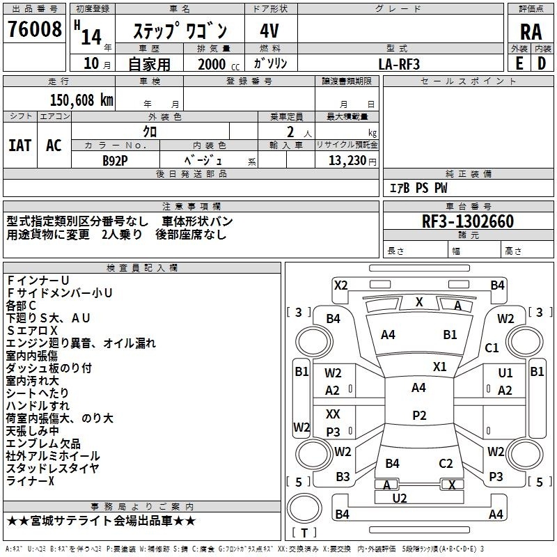 HONDA STEPWGN