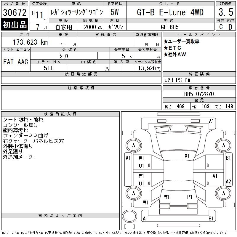 SUBARU LEGACY