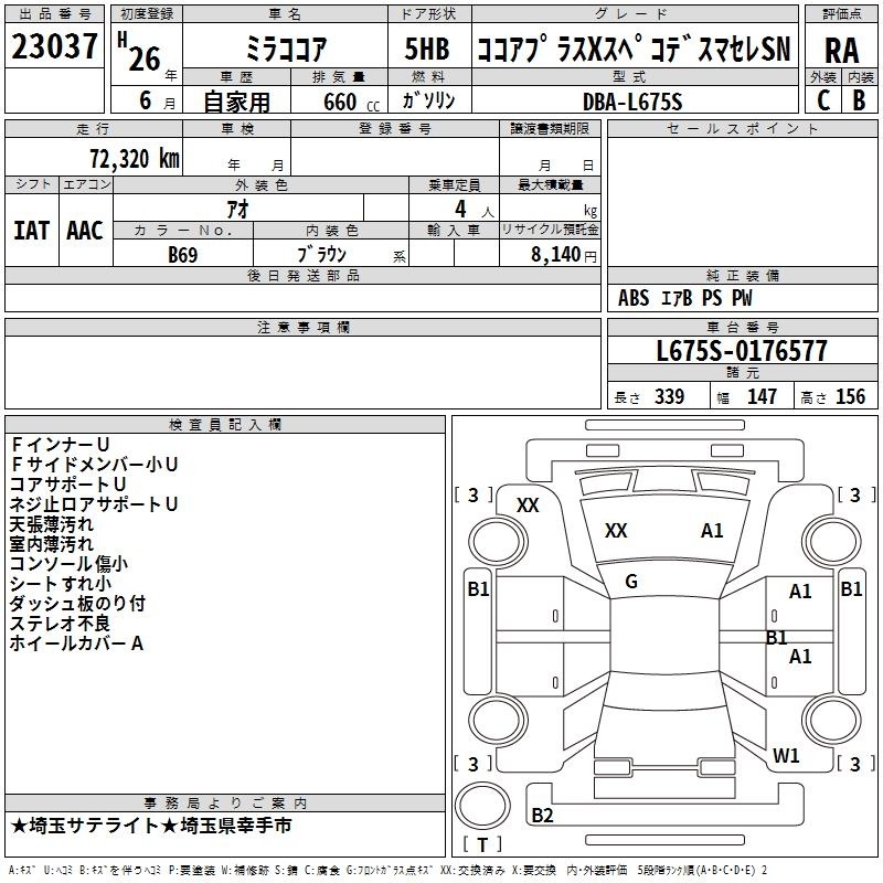 DAIHATSU MIRA COCOA