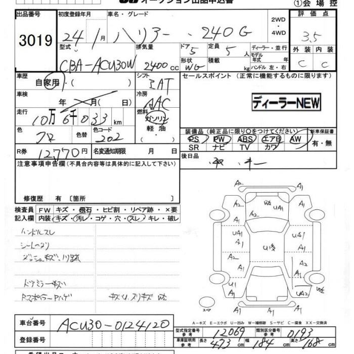 TOYOTA HARRIER
