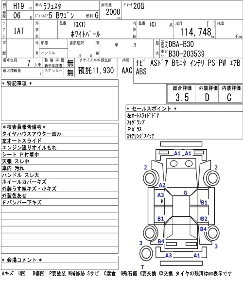 NISSAN LAFESTA