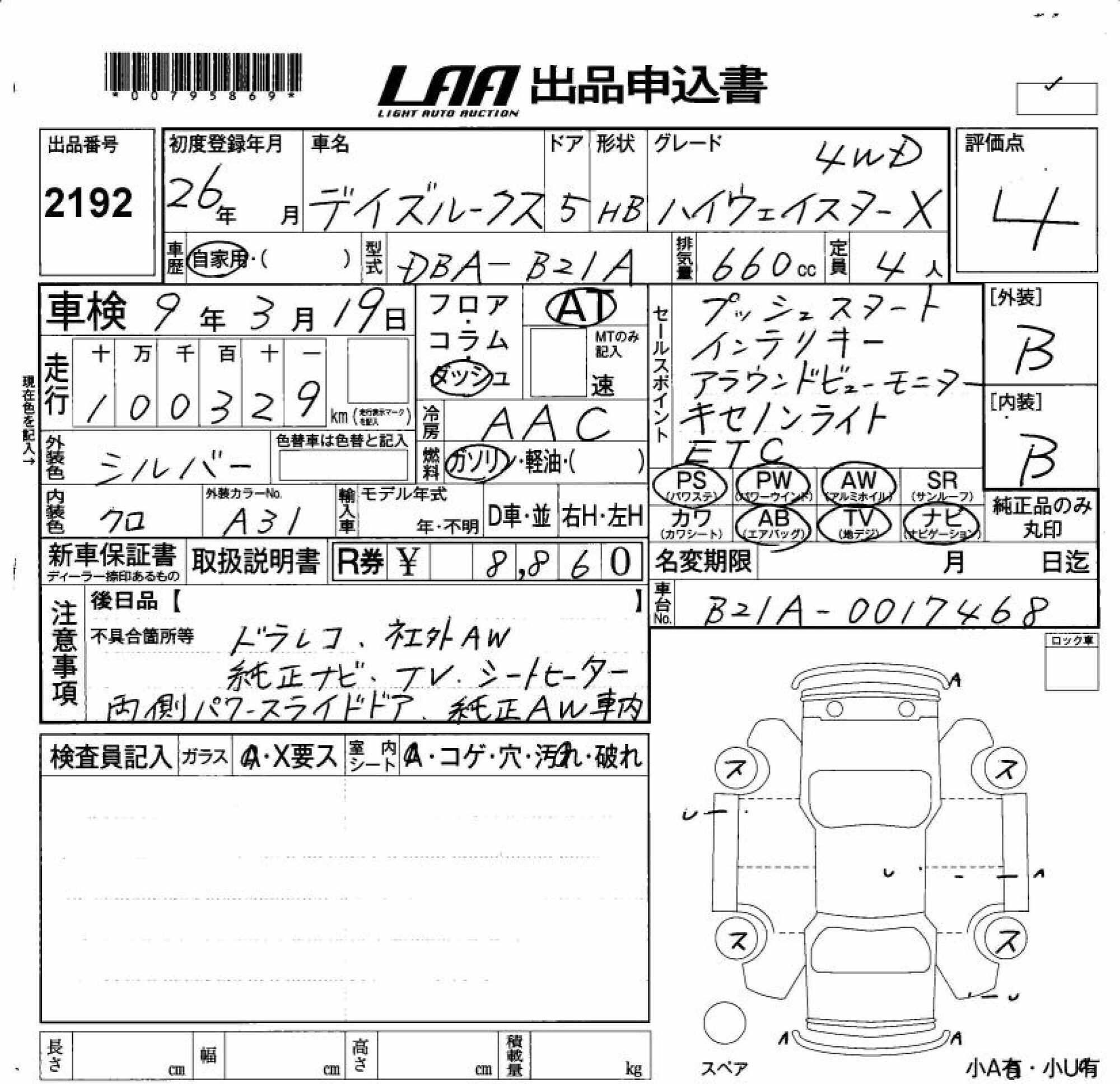 NISSAN DAYZ ROOX