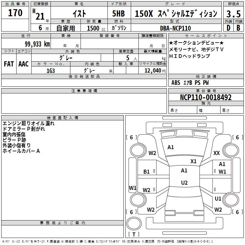 TOYOTA IST