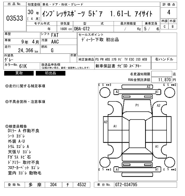 SUBARU IMPREZA