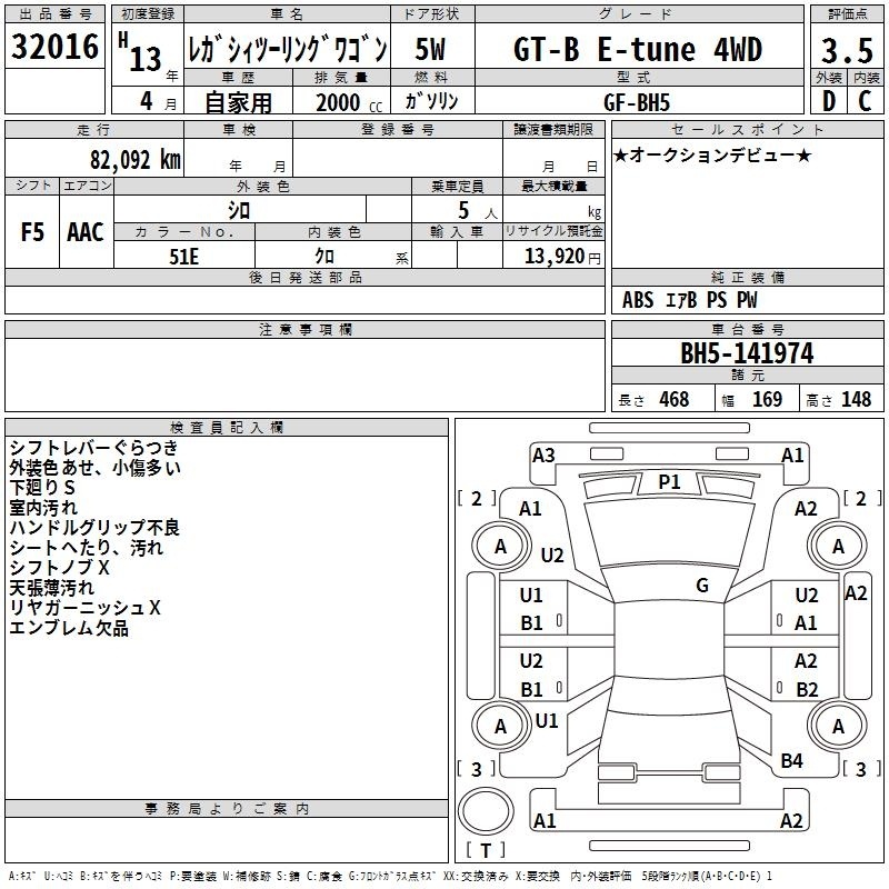 SUBARU LEGACY