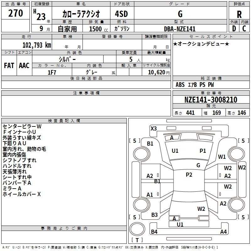 TOYOTA COROLLA AXIO