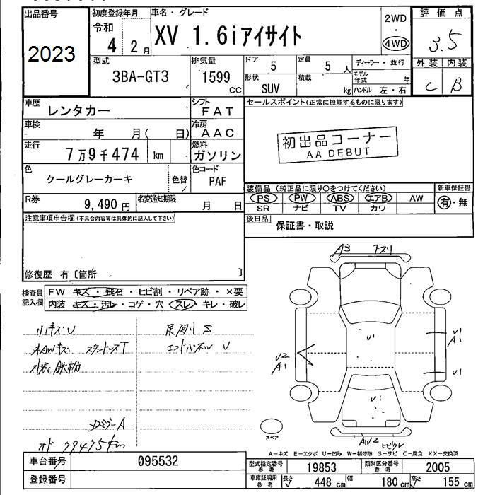 SUBARU XV