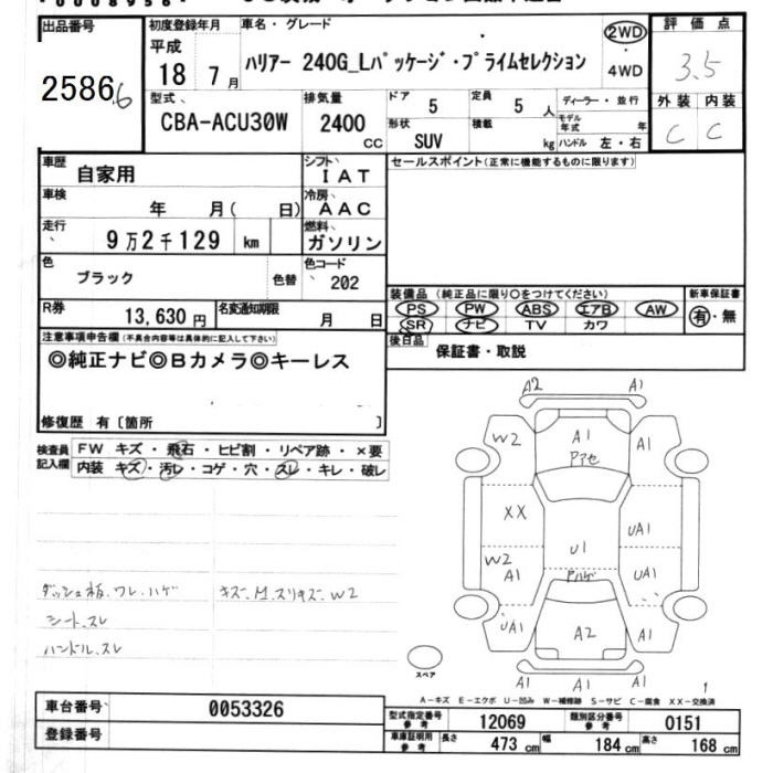 TOYOTA HARRIER