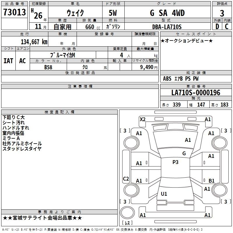 DAIHATSU WAKE