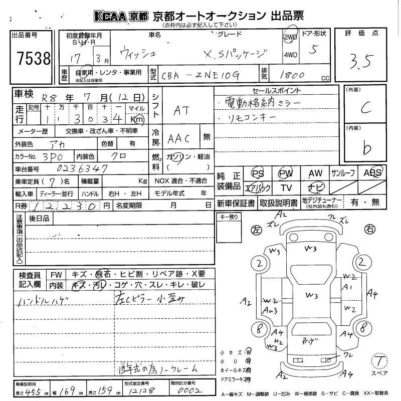 TOYOTA WISH
