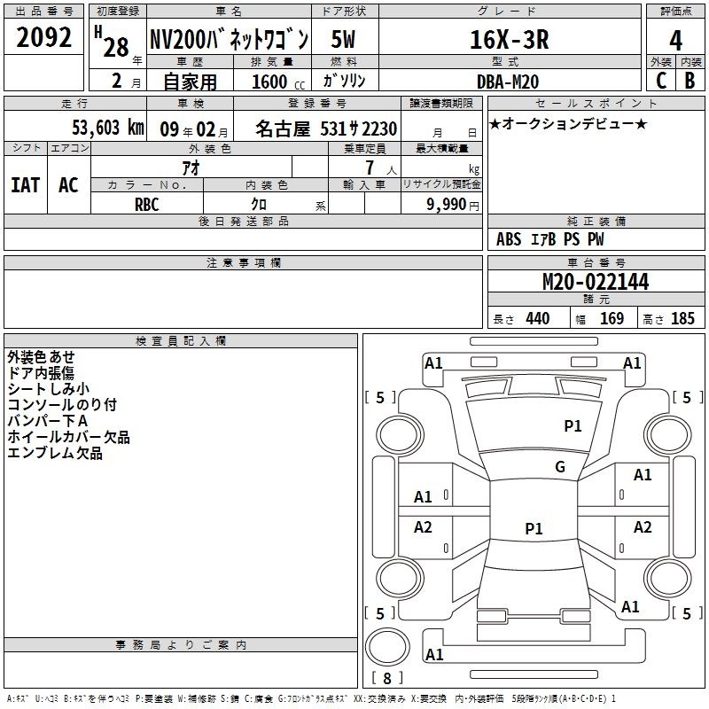 NISSAN NV200