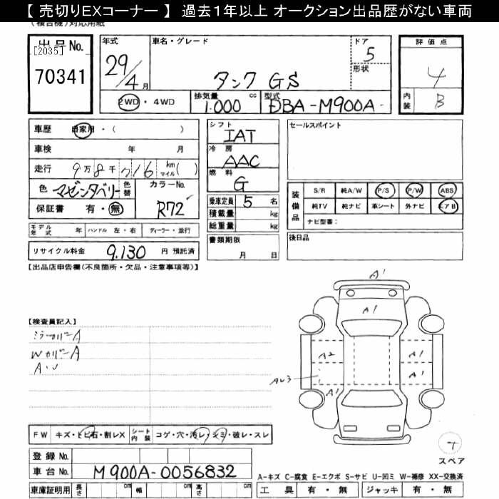 TOYOTA TANK