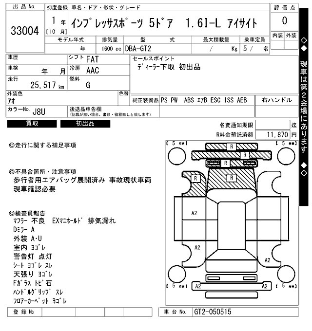 SUBARU IMPREZA