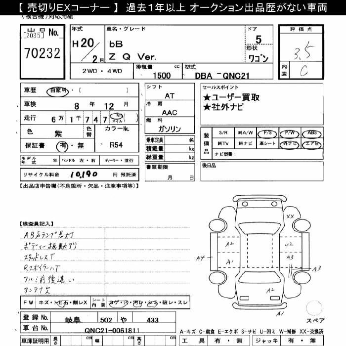 TOYOTA BB