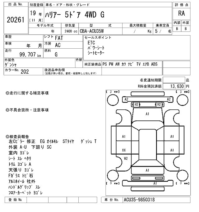 TOYOTA HARRIER
