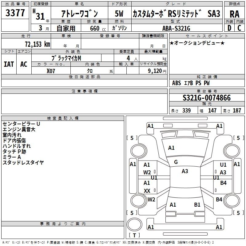 DAIHATSU ATRAI
