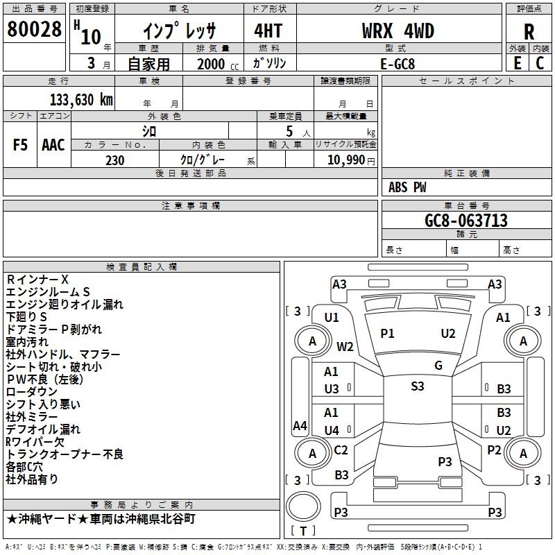 SUBARU IMPREZA