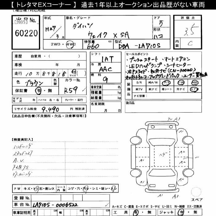 DAIHATSU WAKE