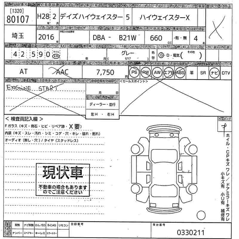 NISSAN DAYZ