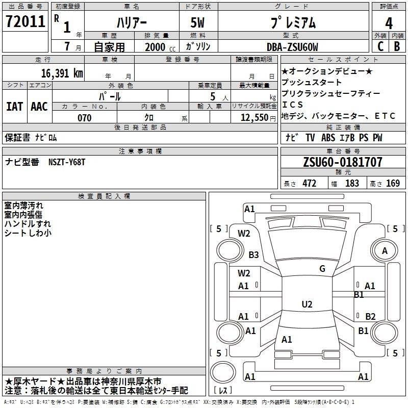 TOYOTA HARRIER