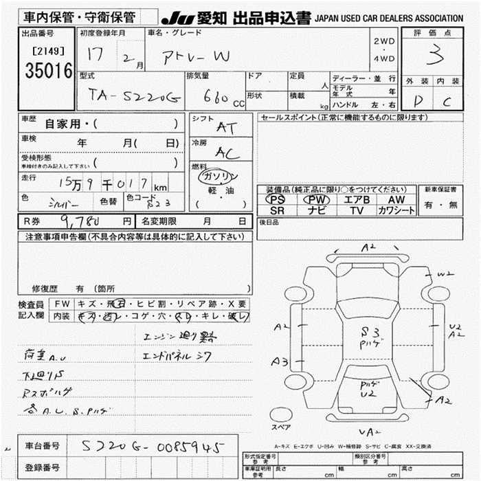 DAIHATSU ATRAI