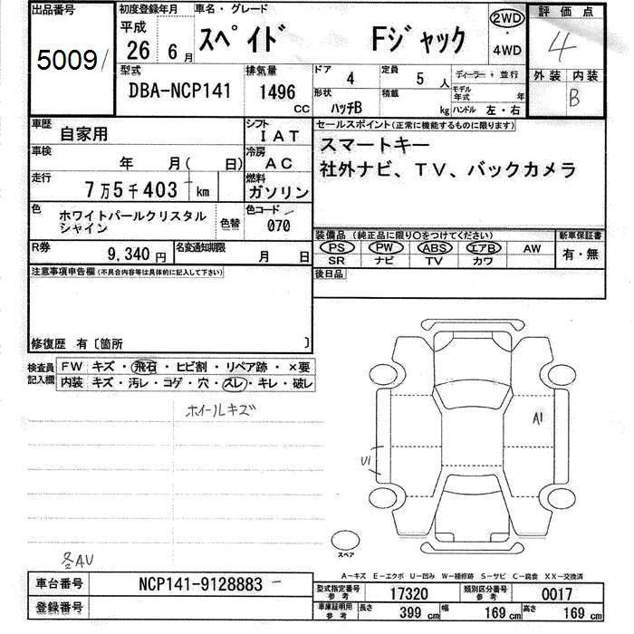 TOYOTA SPADE