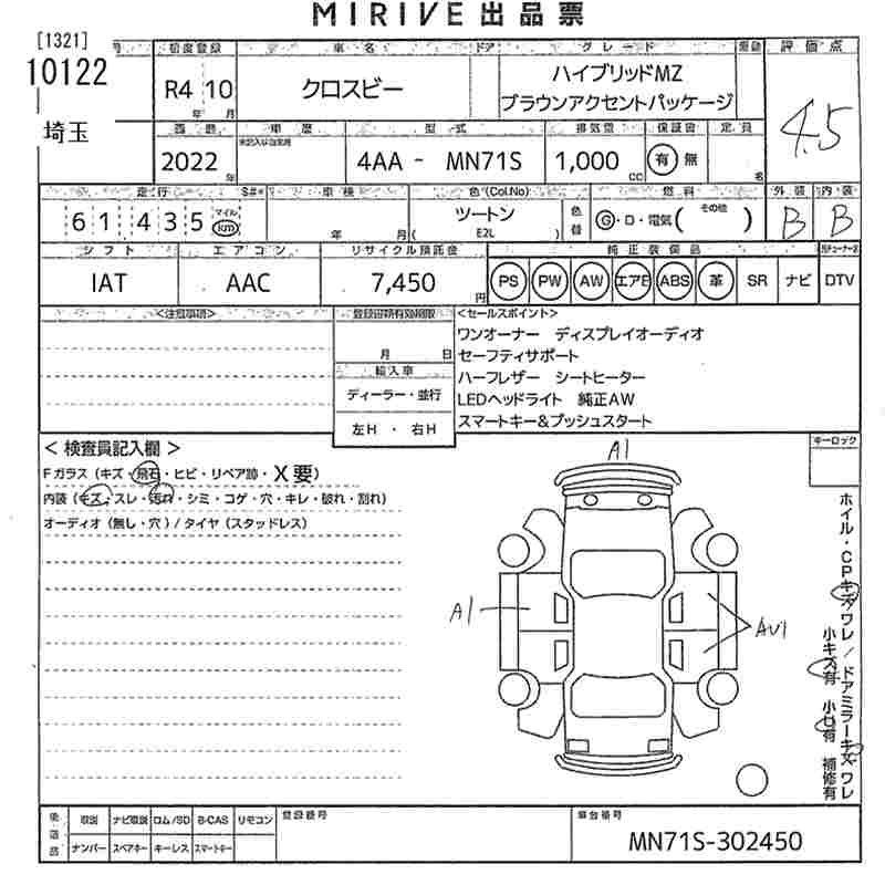 SUZUKI XBEE