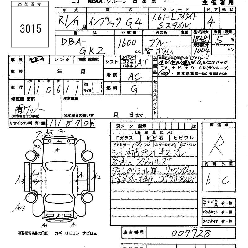 SUBARU IMPREZA